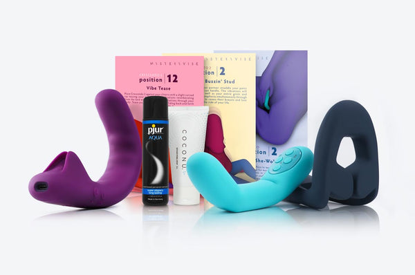 Get the award-winning, smart, bendable Crescendo 2, Tenuto 2 & Poco vibrators, the beautiful Playcards, thick and luxurious lubes together and save.