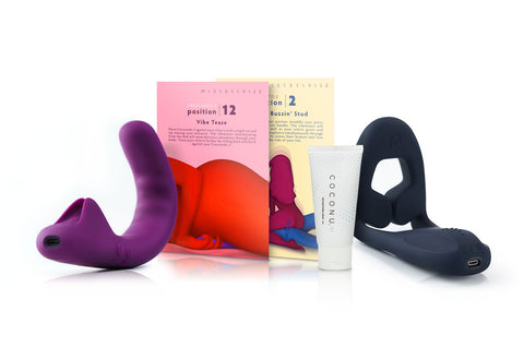  Get the award-winning, smart, adaptable Crescendo 2 & Tenuto 2 vibrators, the beautiful Playcards and thick lube together and save.